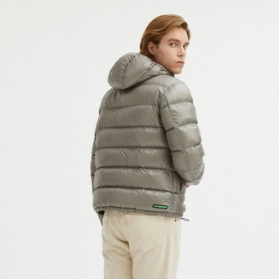 Centogrammi Men Ultralight Hooded Down Jacket