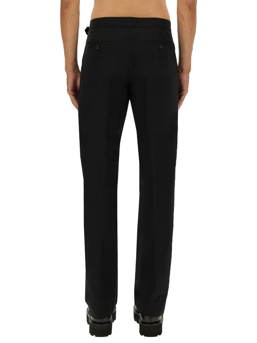 Alexander Mcqueen PANTS WITH "T-BAR" BELT