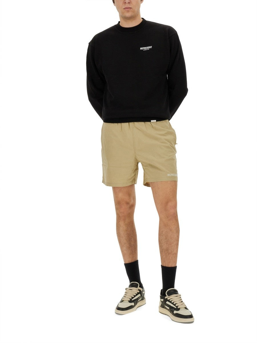 Represent BERMUDA WITH LOGO