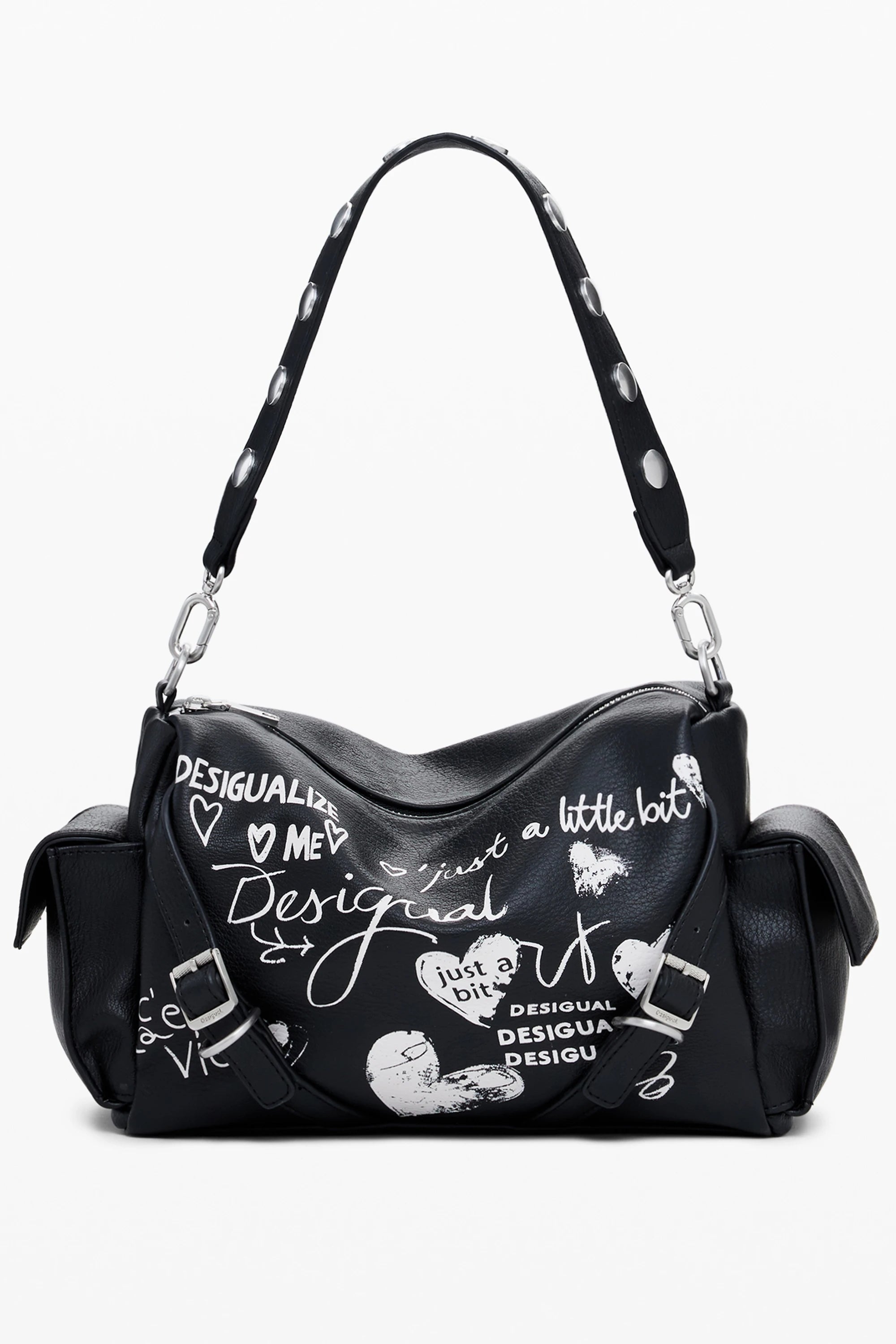 DESIGUAL WOMEN&#39;S BLACK BAG