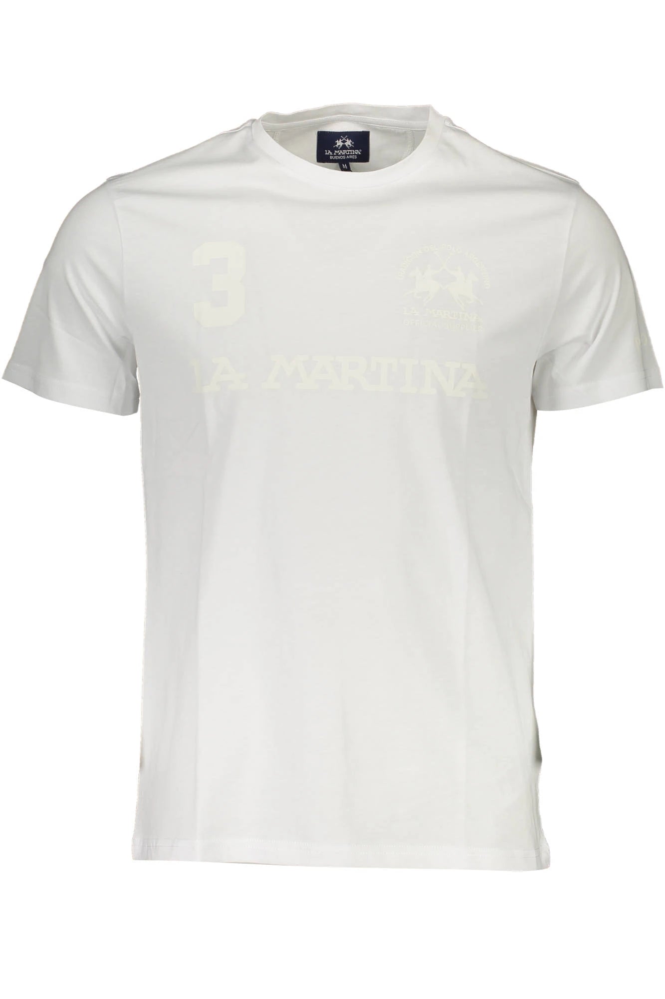 LA MARTINA MEN&#39;S SHORT SLEEVE T-SHIRT WHITE
