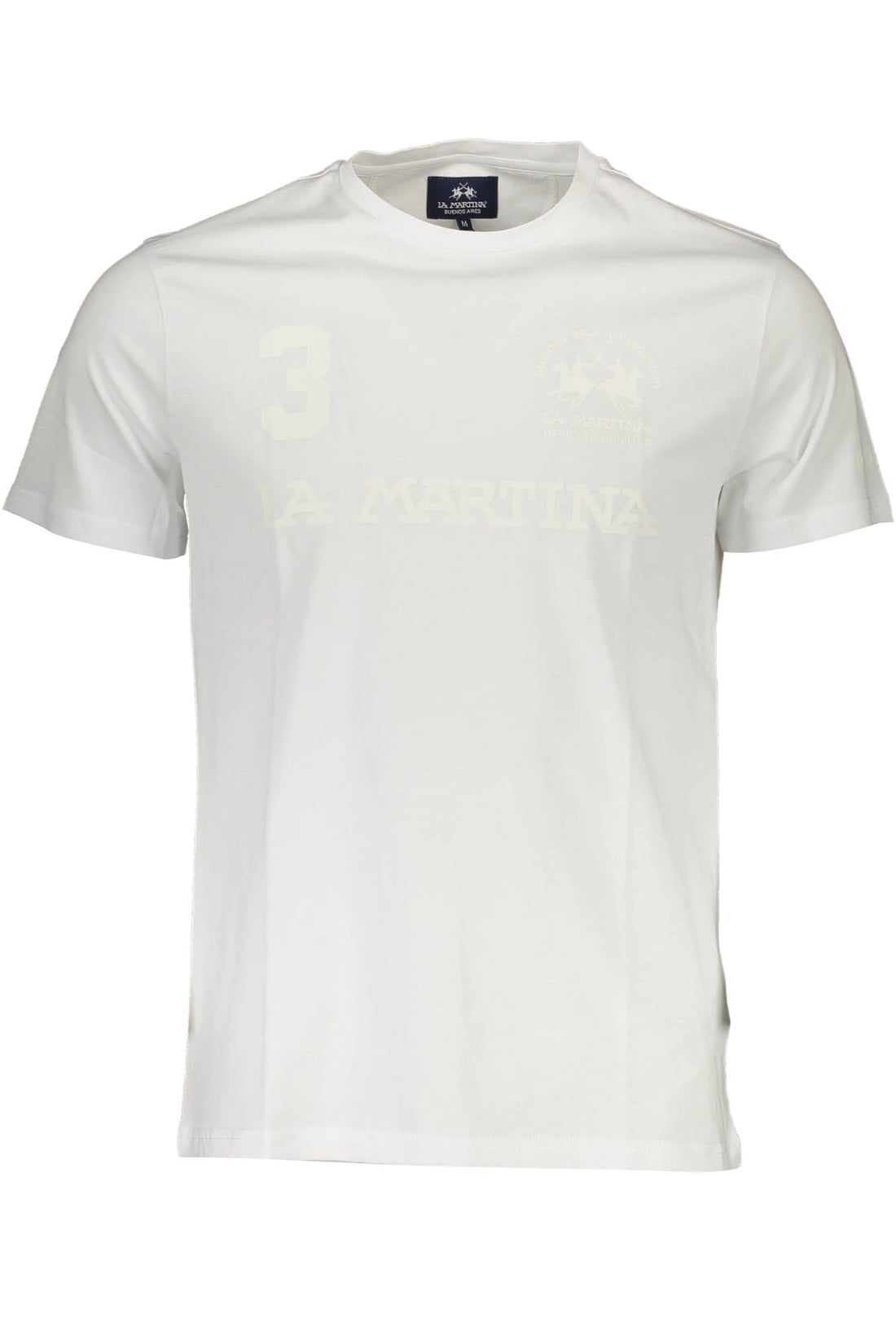 LA MARTINA MEN&#39;S SHORT SLEEVE T-SHIRT WHITE