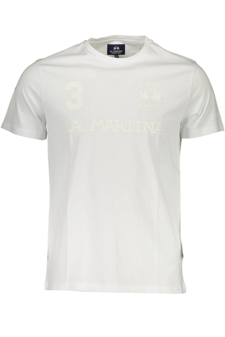 LA MARTINA MEN&#39;S SHORT SLEEVE T-SHIRT WHITE