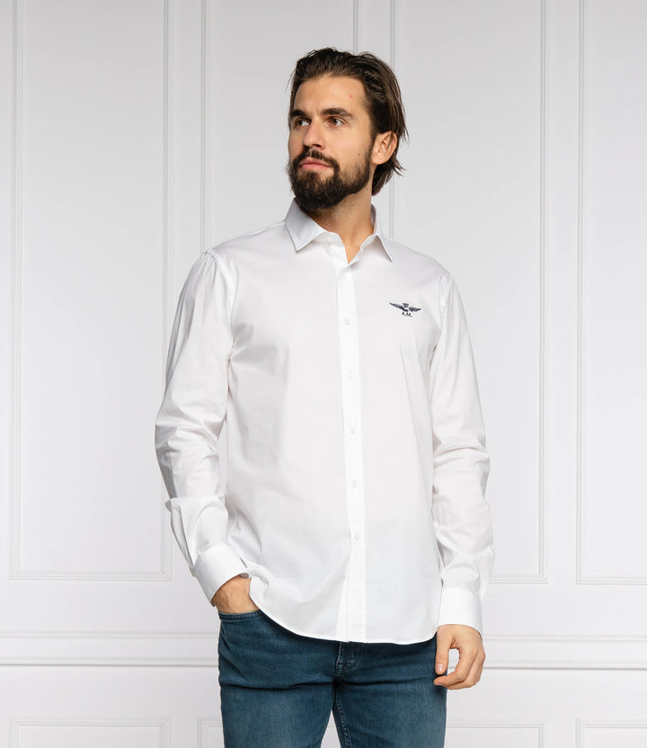Aeronautica Militare Shirts White Man