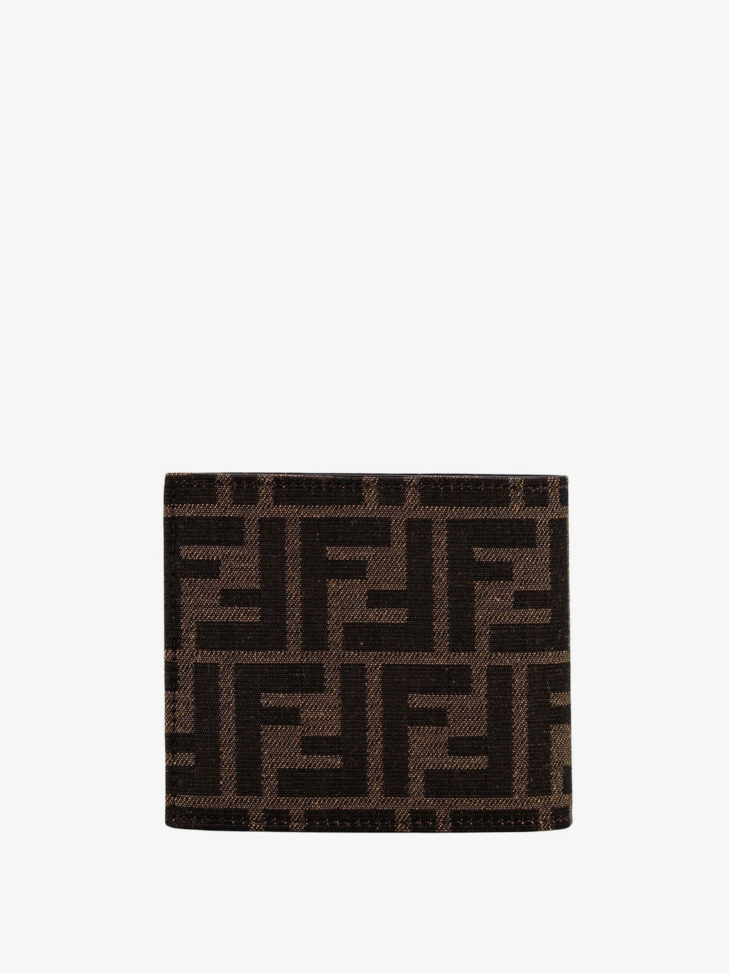 Fendi Bifold FF jacquard fabric wallet