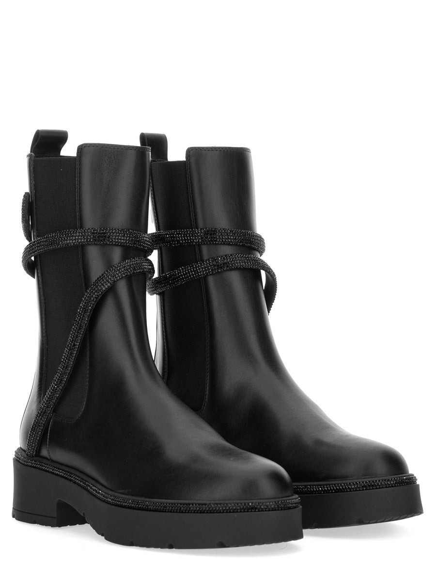 RENE CAOVILLA "BIKER CLEO COMBAT" BOOT