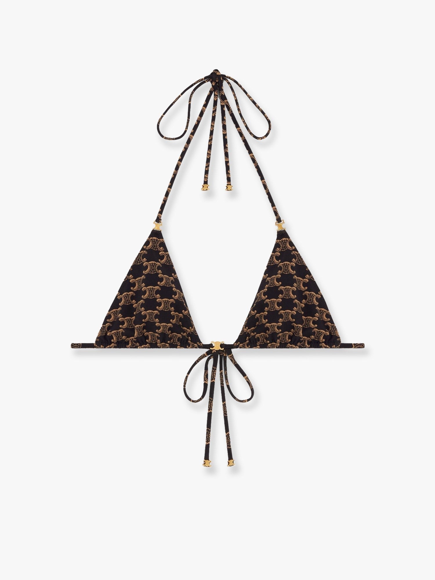 Celine Bikini top with Triomphe print