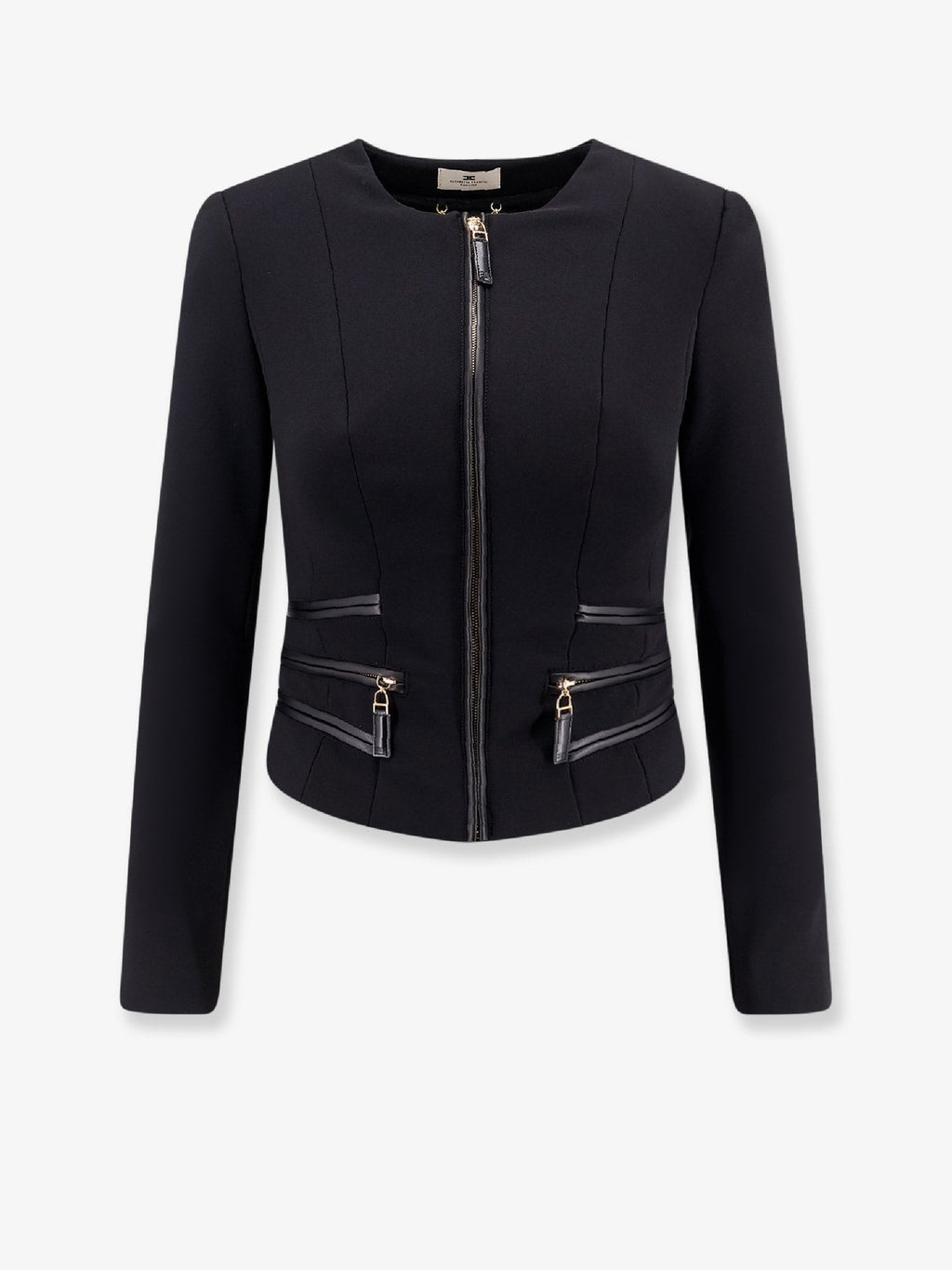 Elisabetta Franchi Blazer with pockets and zip