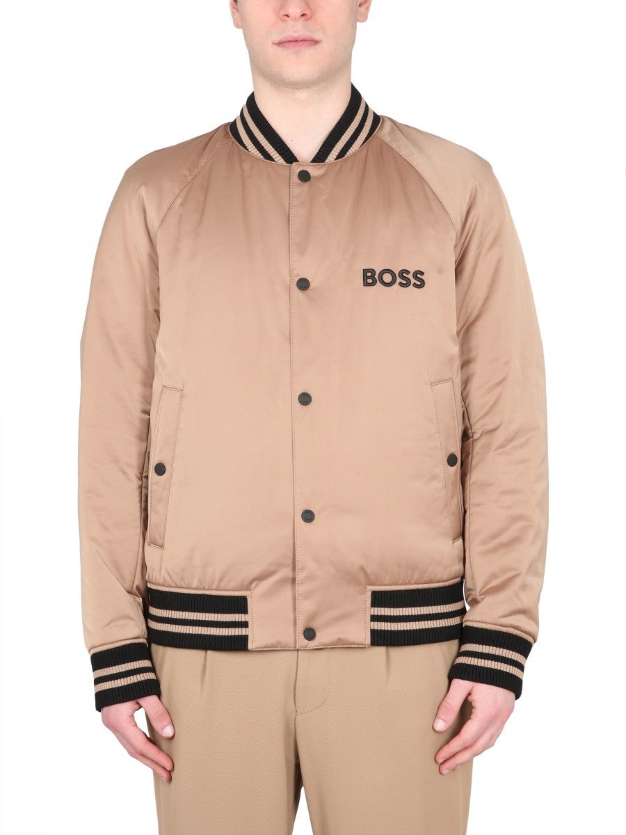 Boss BOMBER JACKET WITH LOGO
