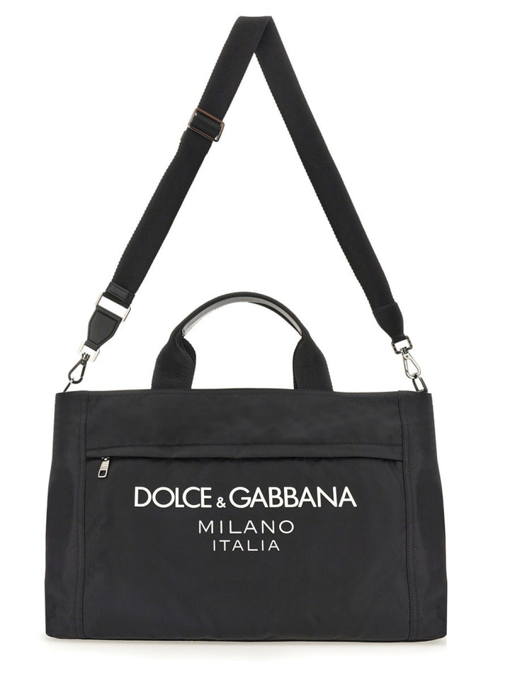 Dolce & Gabbana BORSONE IN NYLON CON LOGO