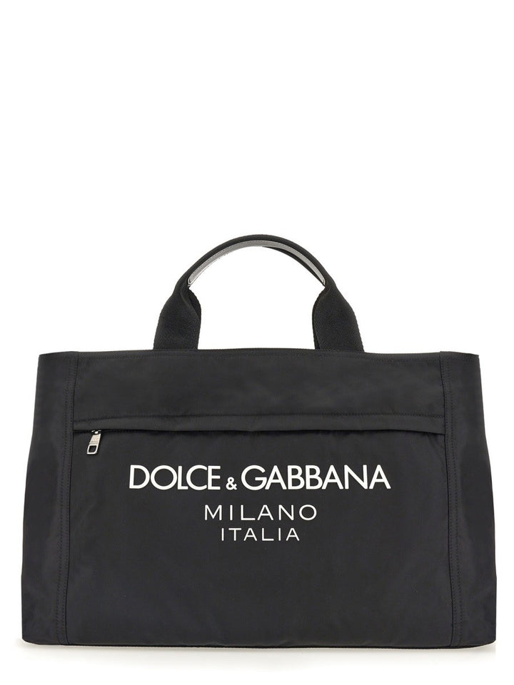Dolce & Gabbana BORSONE IN NYLON CON LOGO