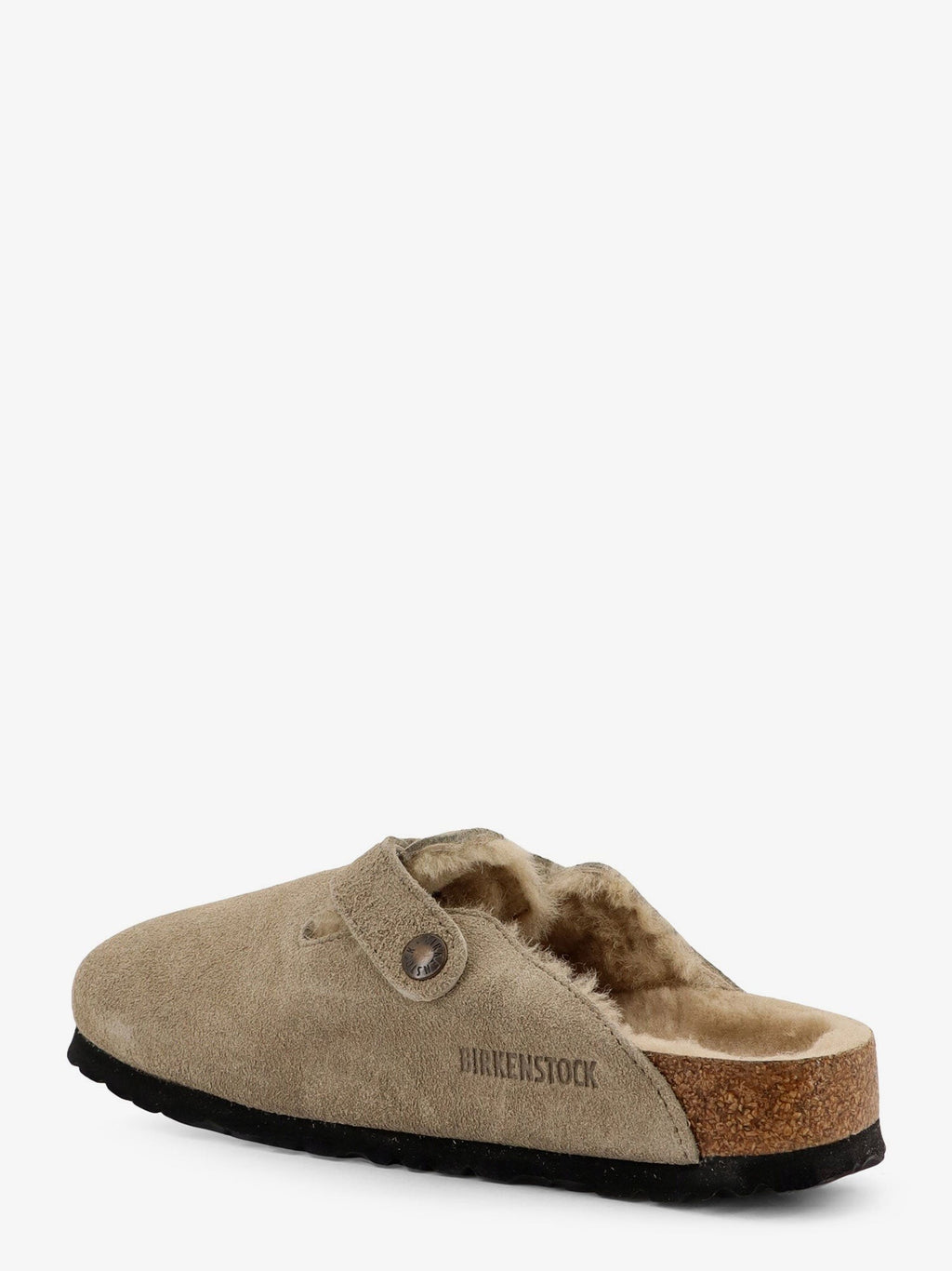 Birkenstock Boston Shearling suede mule