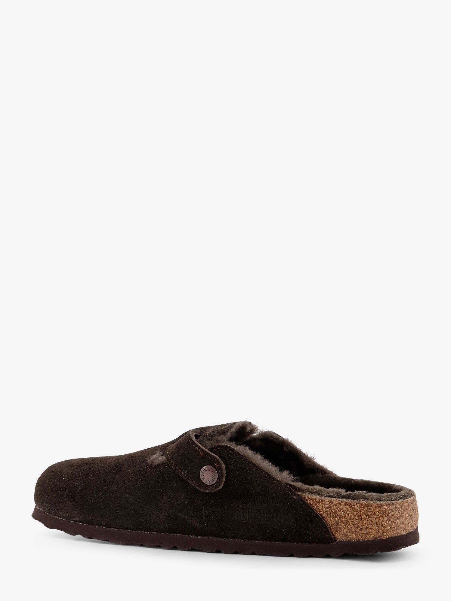 Birkenstock Boston VL/Shearling suede mule