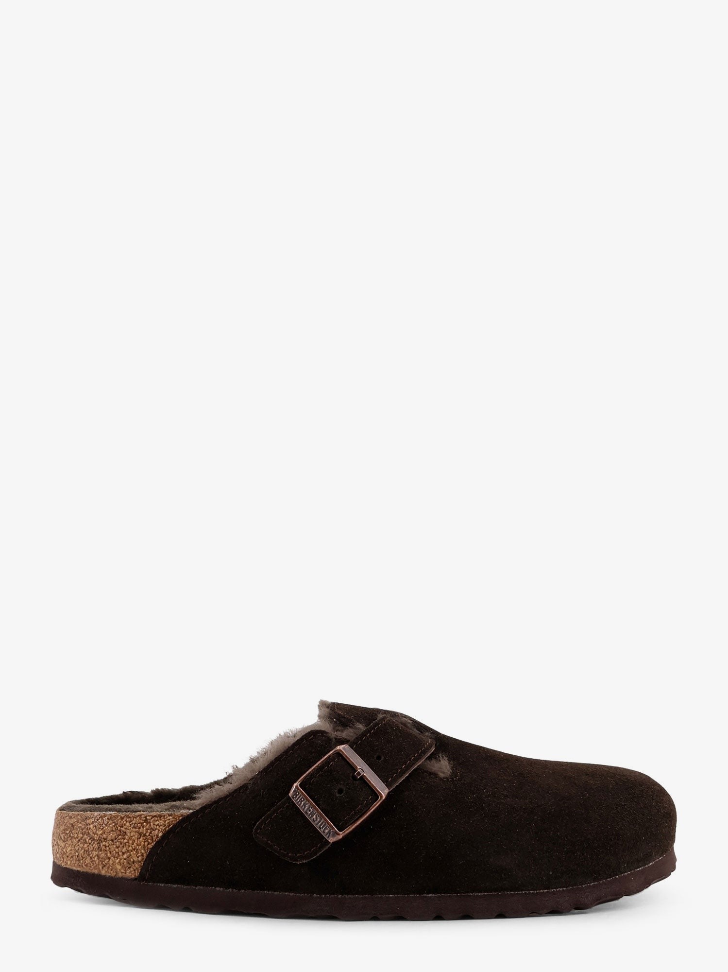 Birkenstock Boston VL/Shearling suede mule
