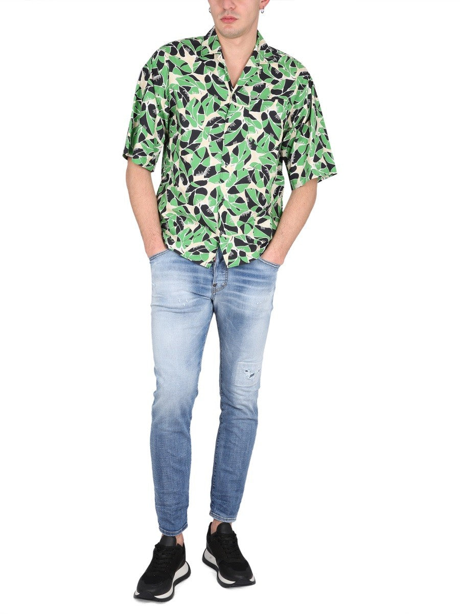 Dsquared BOWLING COLLAR SHIRT