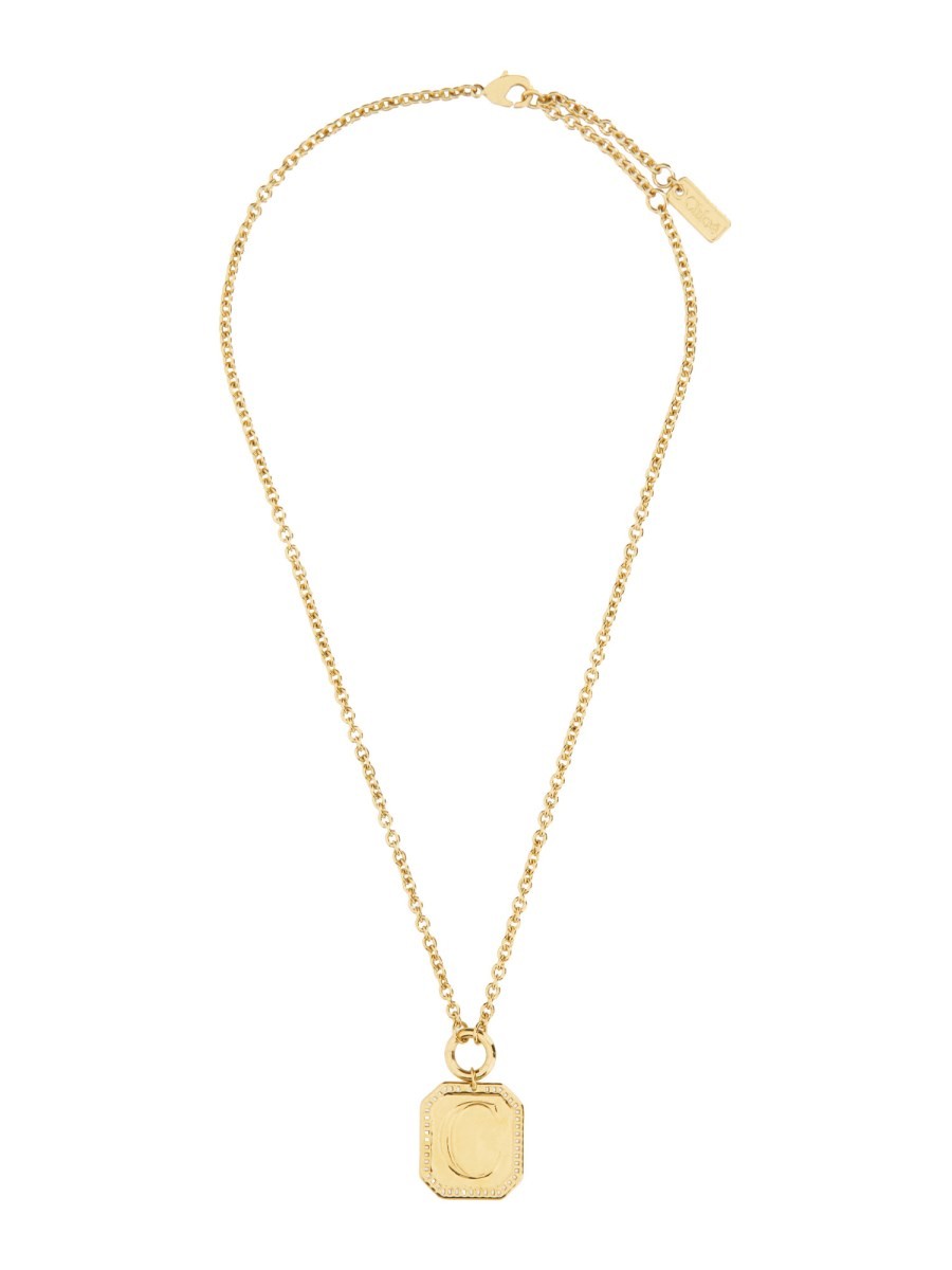 CHLOÉ BRASS NECKLACE