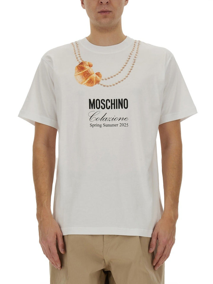 Moschino "BREAKFAST" T-SHIRT