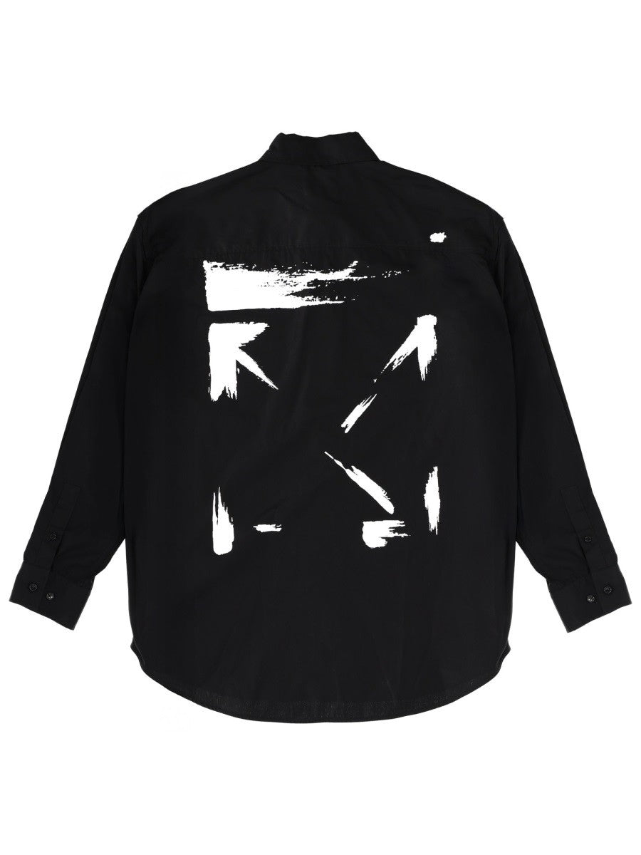 Off-white "BRUSH ARROW" SHIRT