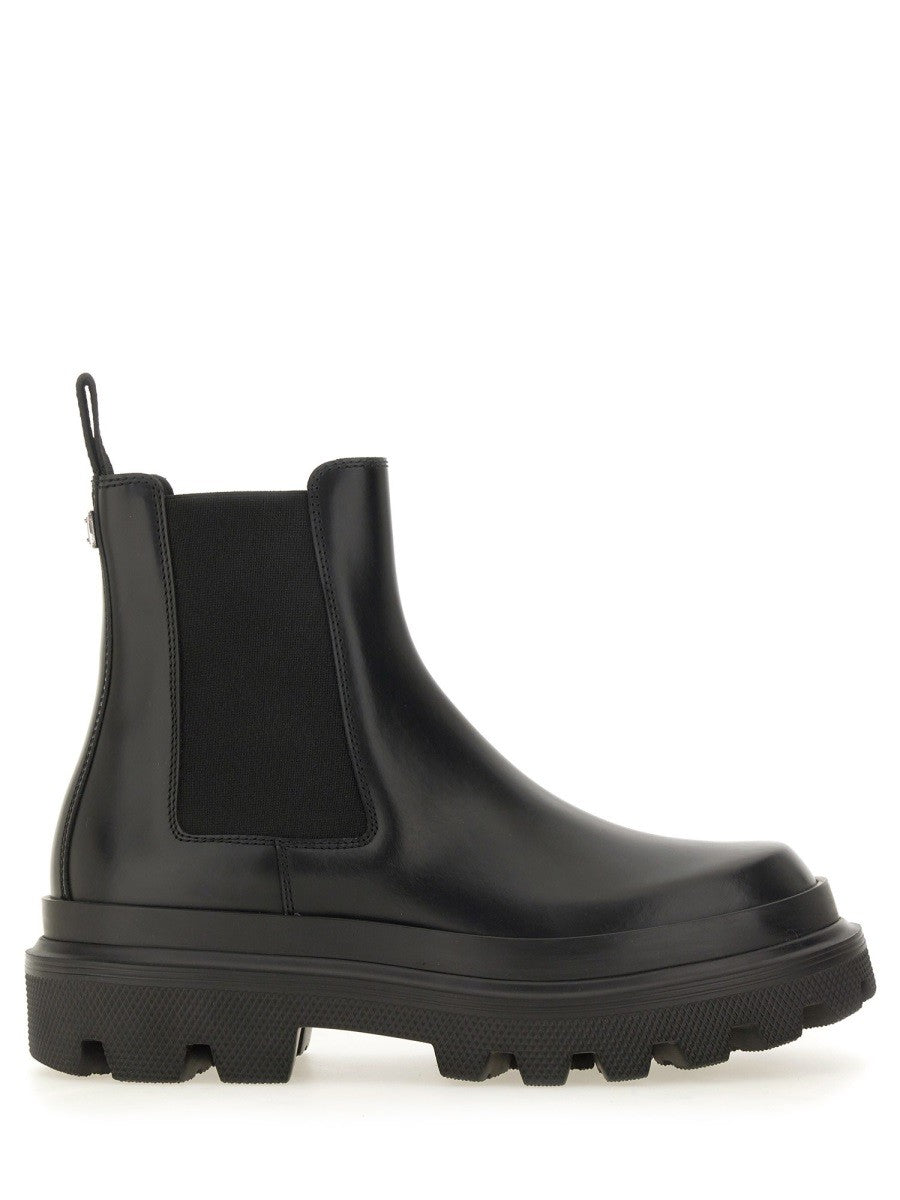 Dolce & Gabbana BRUSHED LEATHER BOOT