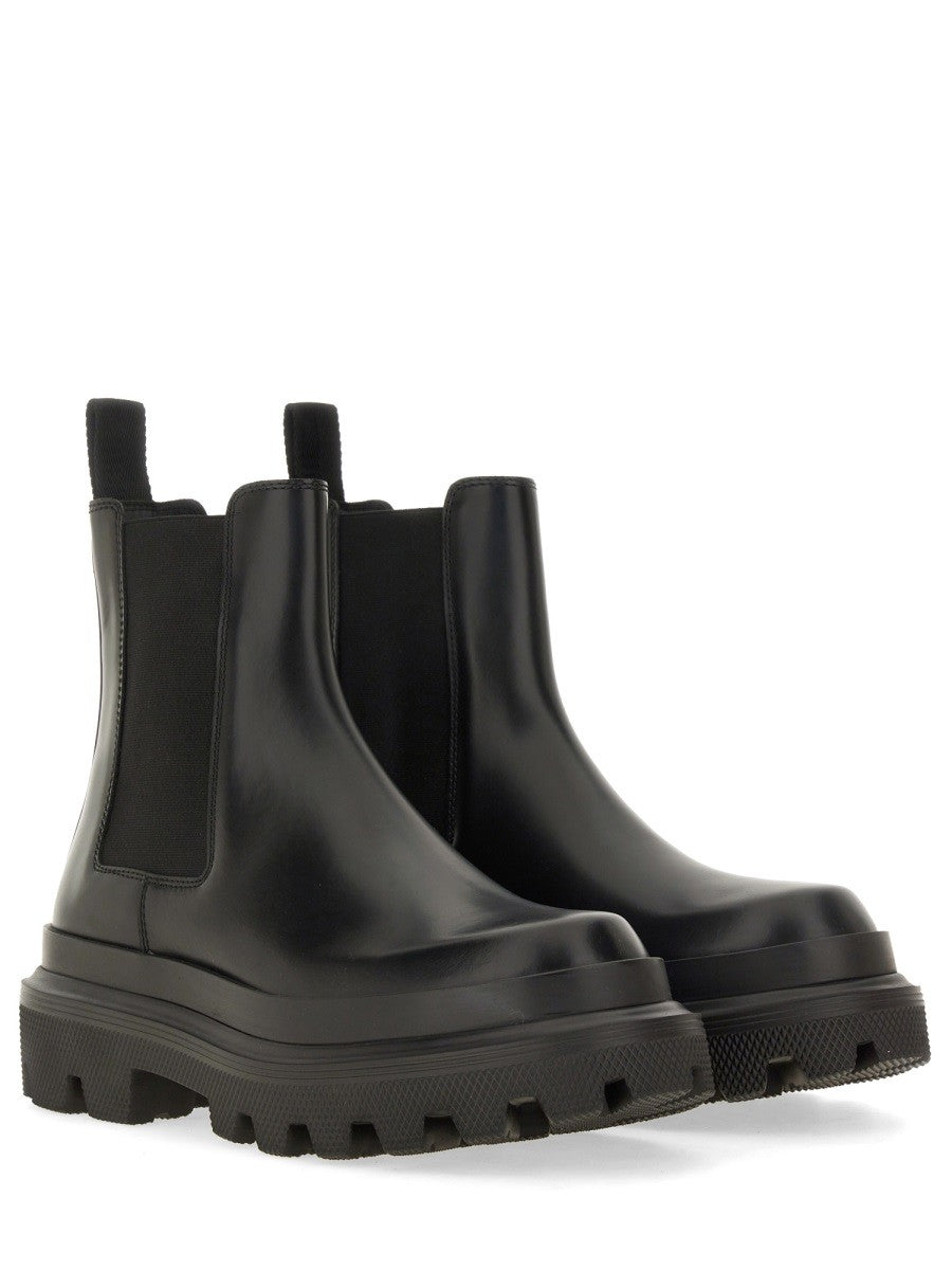 Dolce & Gabbana BRUSHED LEATHER BOOT