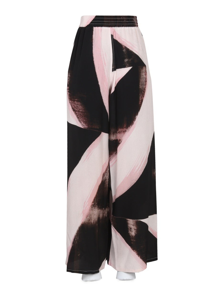 Alexander Mcqueen BRUSHSTROKE GRAPHIC PANTS
