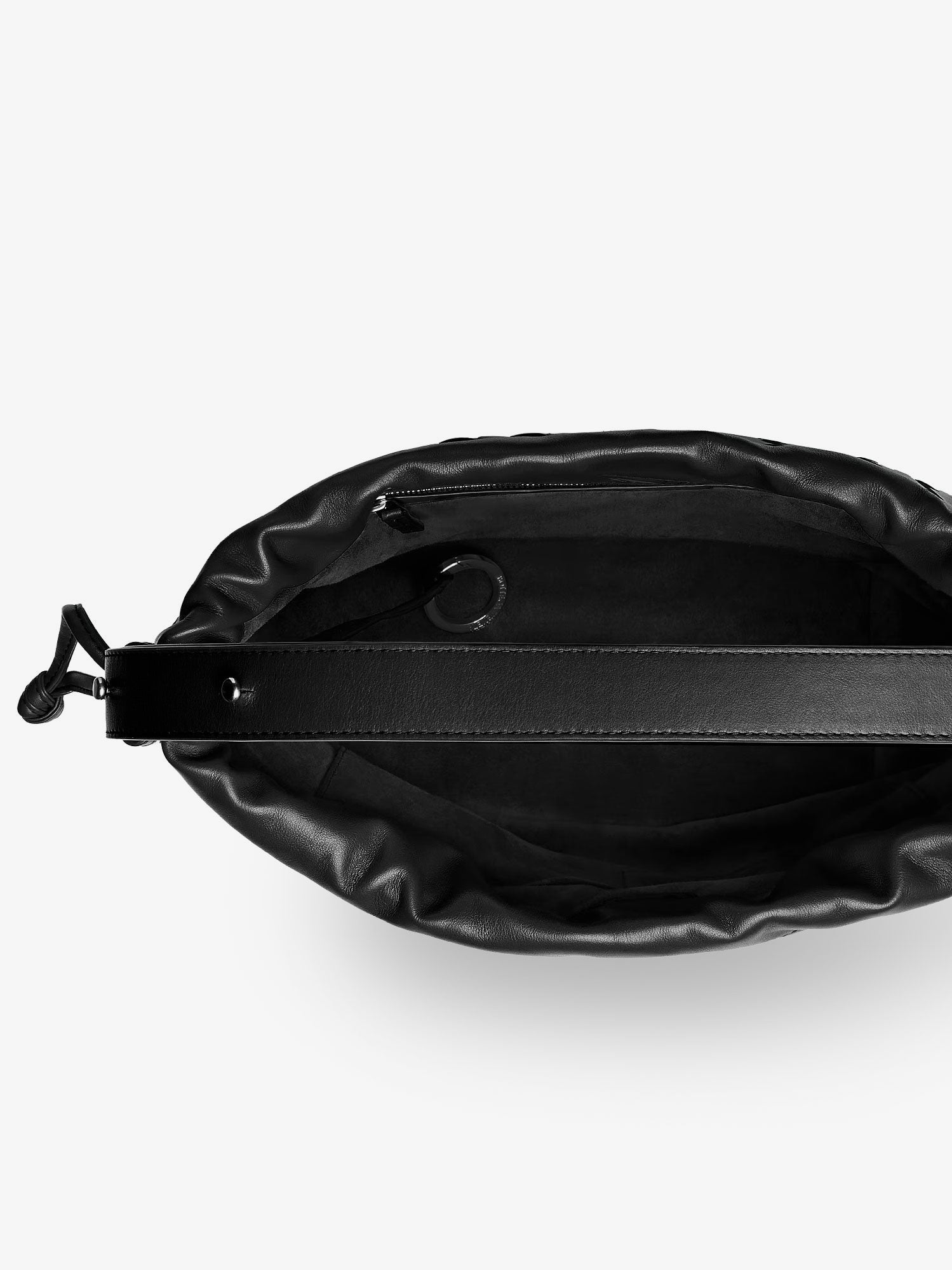 Bottega Veneta Bucket Intrecciato Biblioteca leather shoulder bag