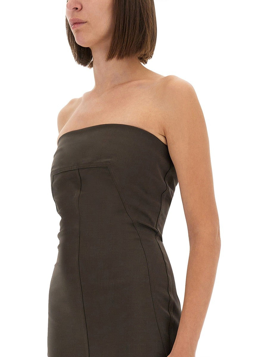 RICK OWENS BUSTIER DRESS