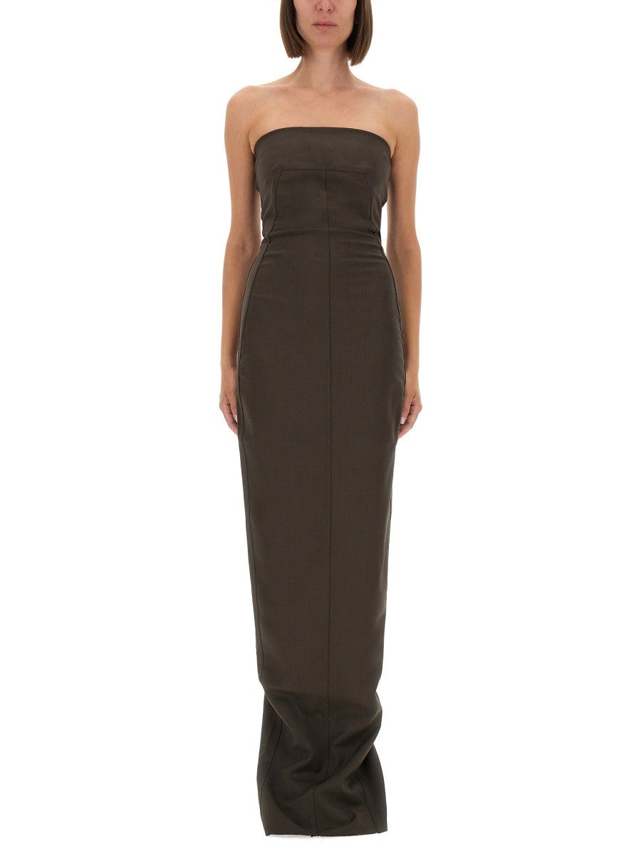 RICK OWENS BUSTIER DRESS