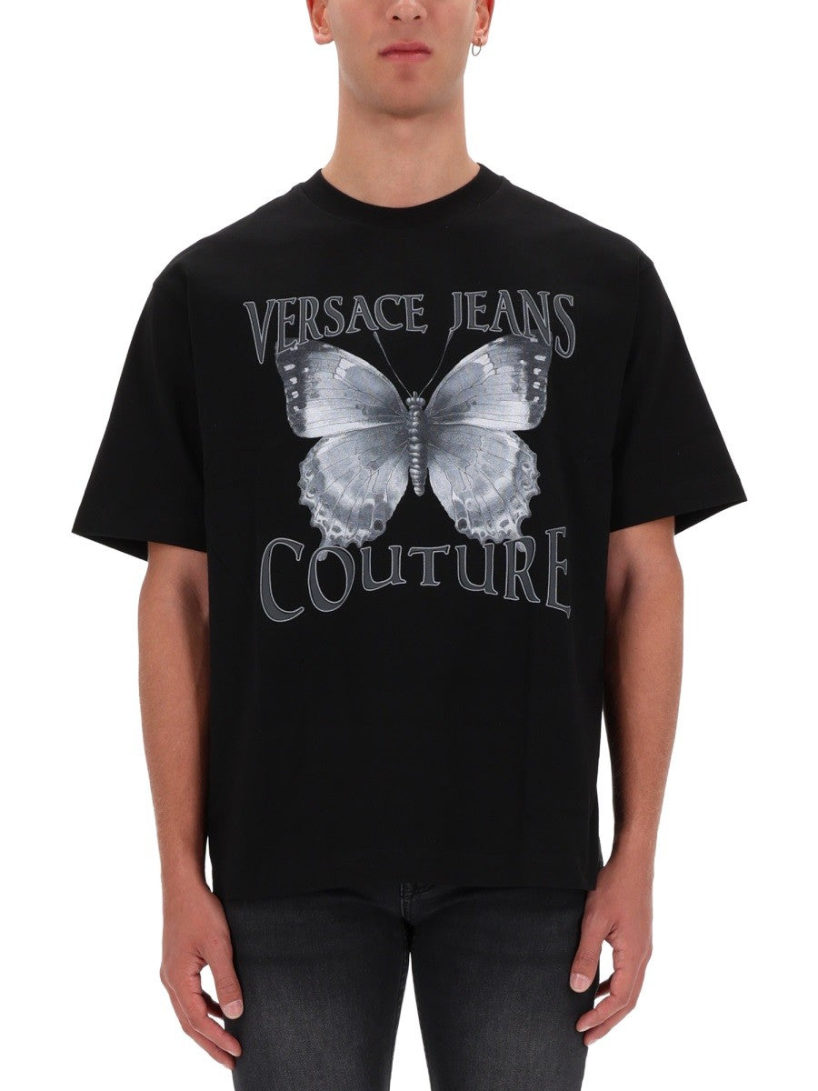 Versace Jeans Couture BUTTERFLY LOGO T-SHIRT