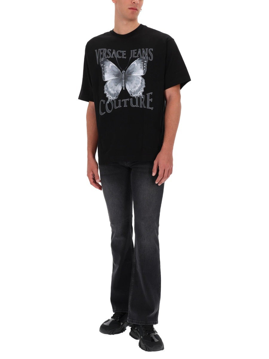 Versace Jeans Couture BUTTERFLY LOGO T-SHIRT