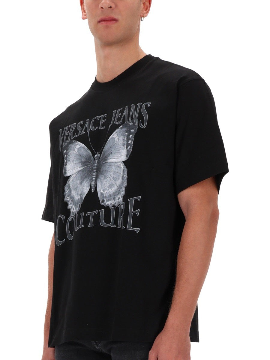 Versace Jeans Couture BUTTERFLY LOGO T-SHIRT