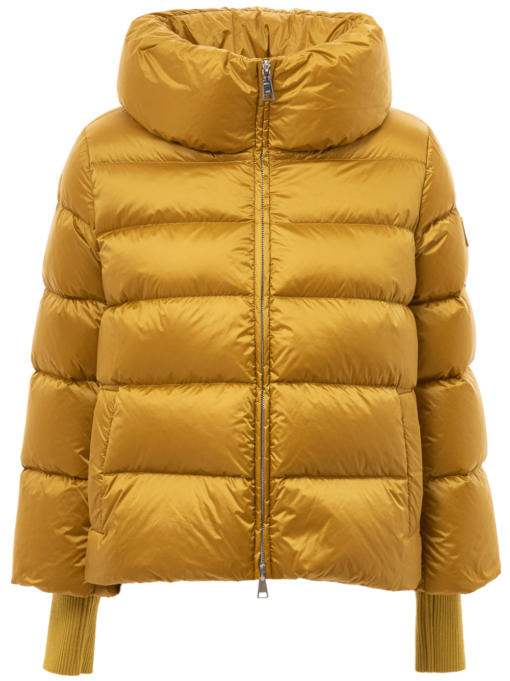 ADD knit detachable cuffs down jacket