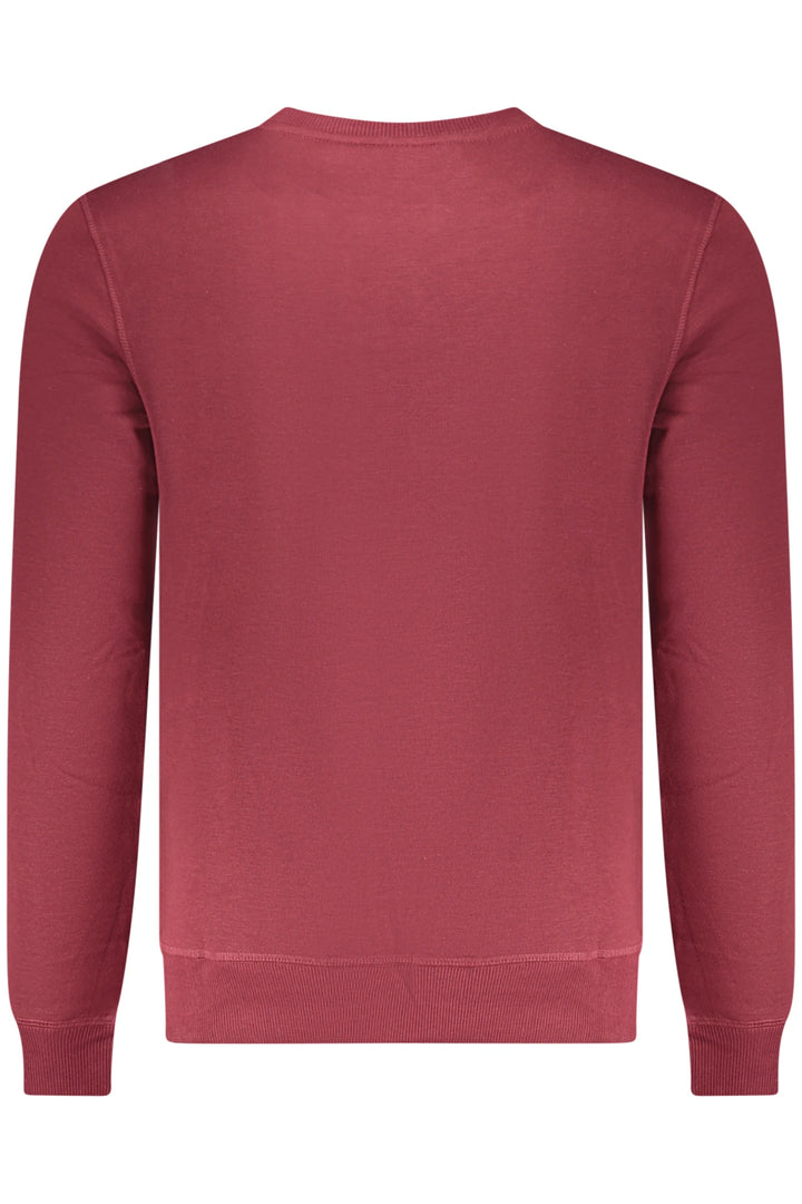 US GRAND MEN&#39;S RED ZIP-UP SWEATSHIRT