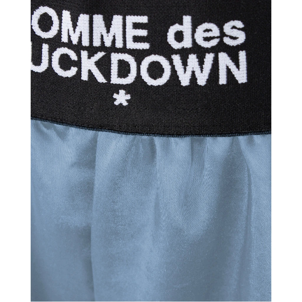 Comme Des Fuckdown shorts Light Blue Woman
