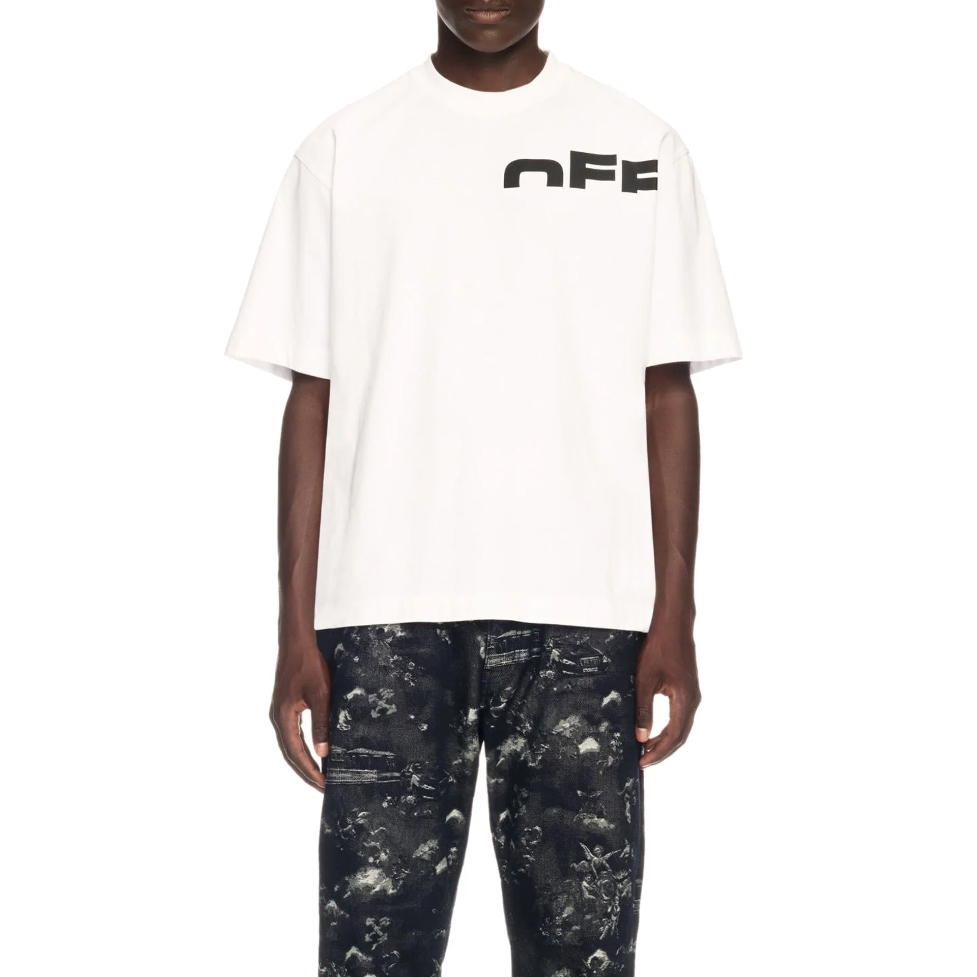 Off - White Logo T-shirt - MEN CLOTHING - OFF - WHITE - Tluxy New