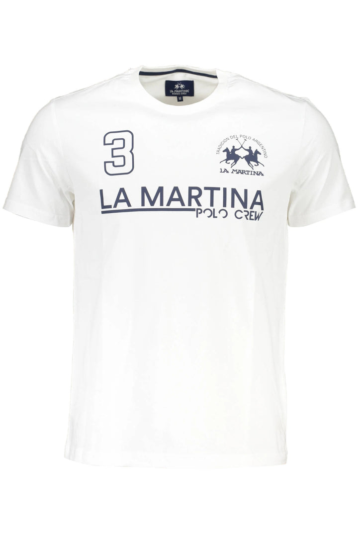 LA MARTINA MEN&#39;S SHORT SLEEVE T-SHIRT WHITE