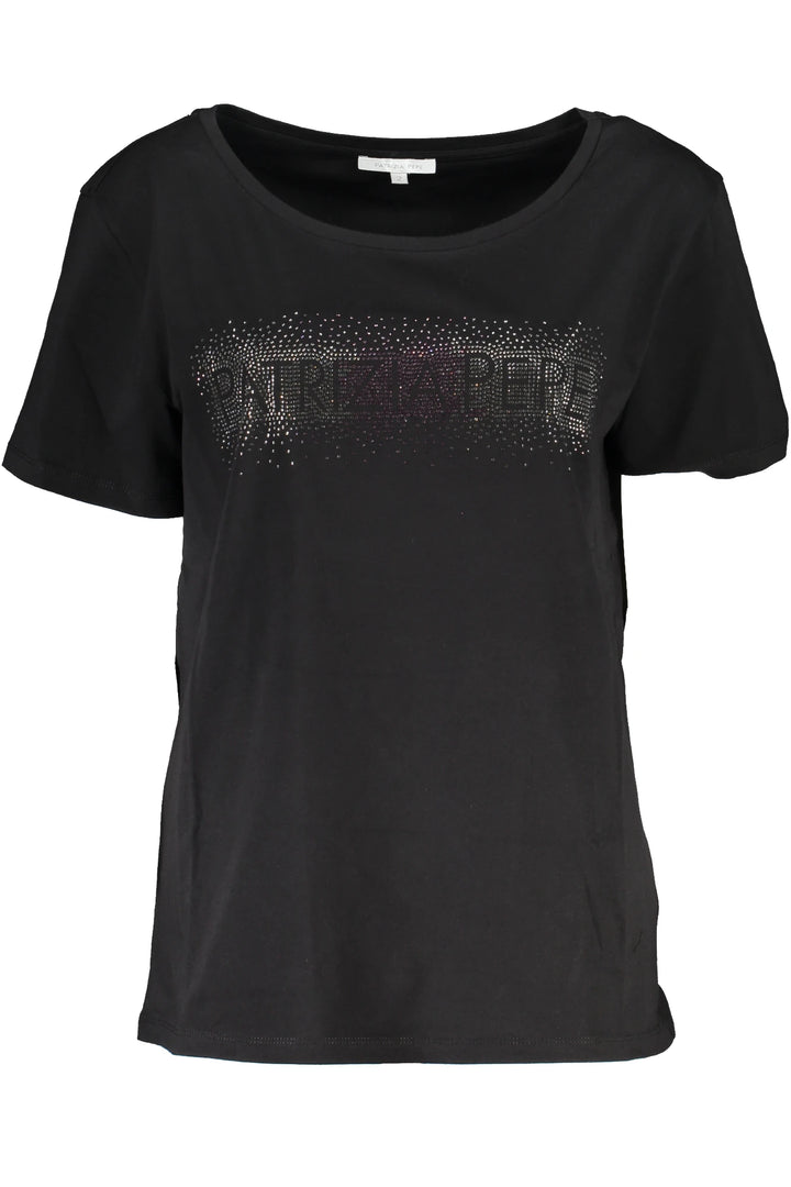 PATRIZIA PEPE WOMEN&#39;S SHORT SLEEVE T-SHIRT BLACK