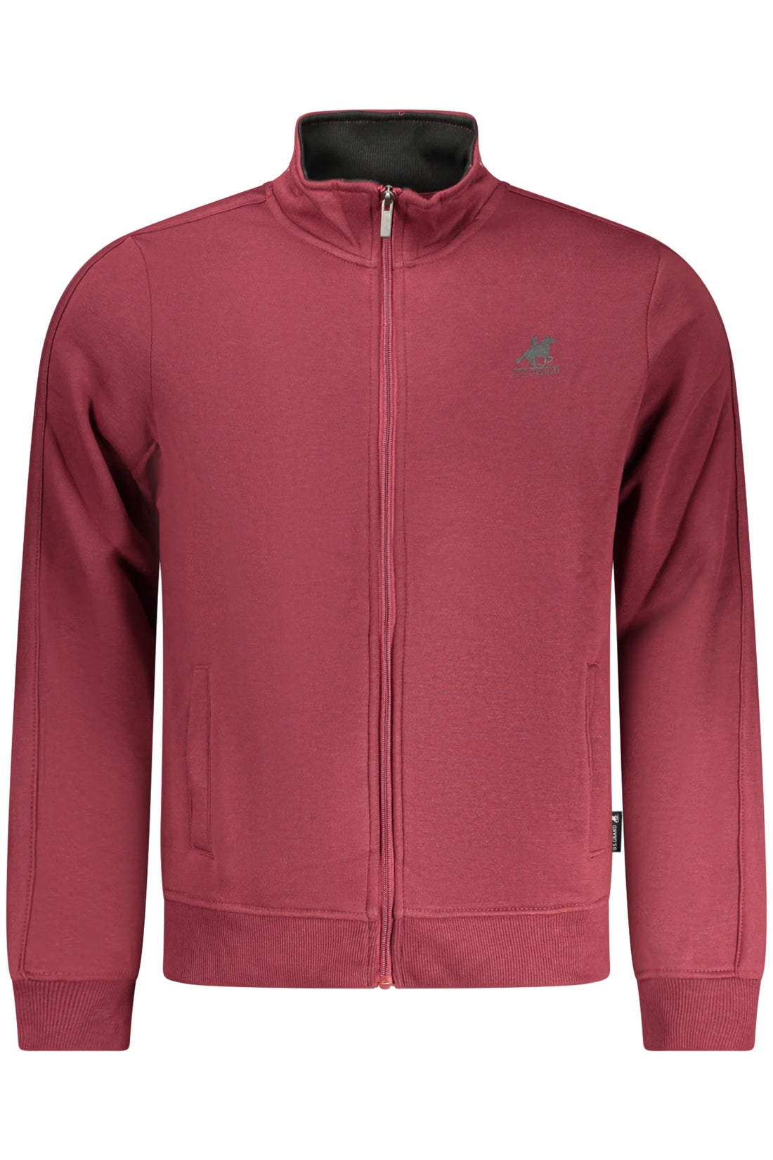 US GRAND RED MEN&#39;S ZIP-UP SWEATSHIRT
