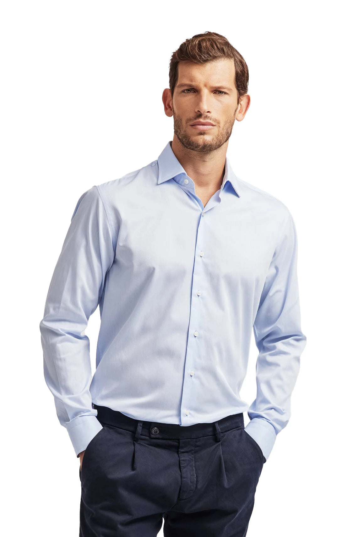 Ballantyne Shirts Light Blue Man