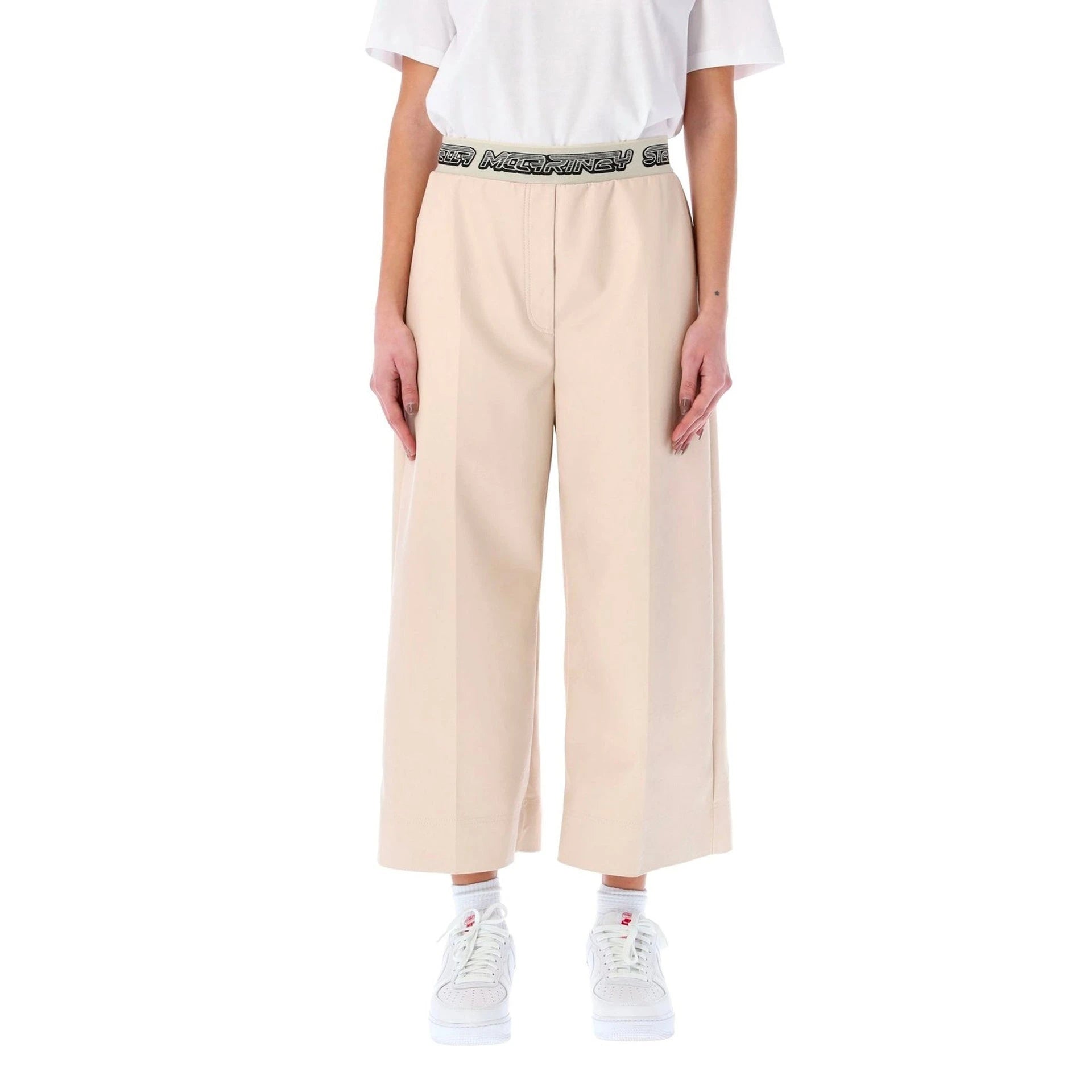 Stella Mccartney Cropped Logo Pants