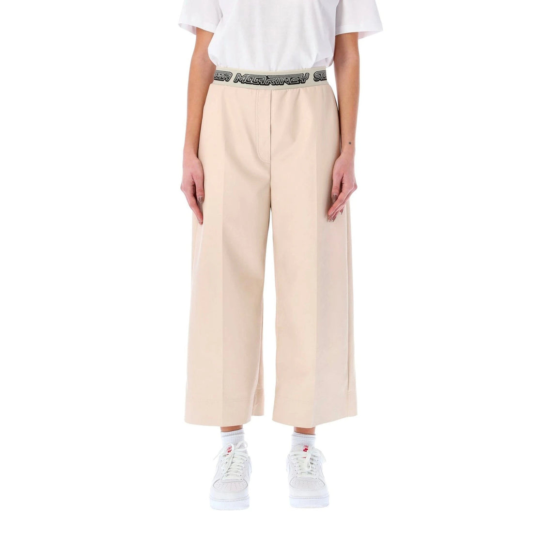 Stella Mccartney Cropped Logo Pants