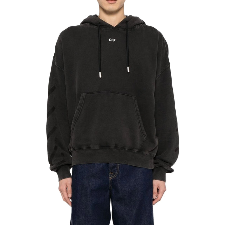Off-White St. Matthew Over Cotton Hoodie Sweatshirt