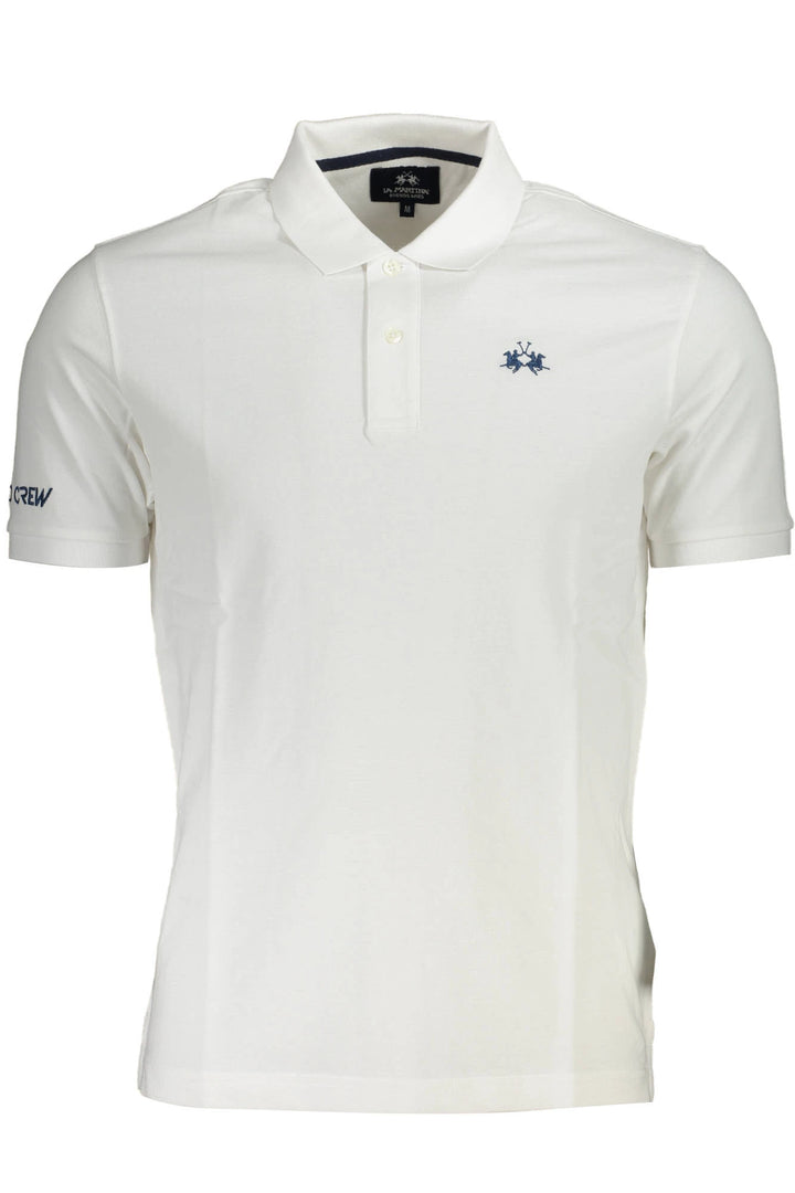 LA MARTINA MEN&#39;S SHORT SLEEVE POLO WHITE