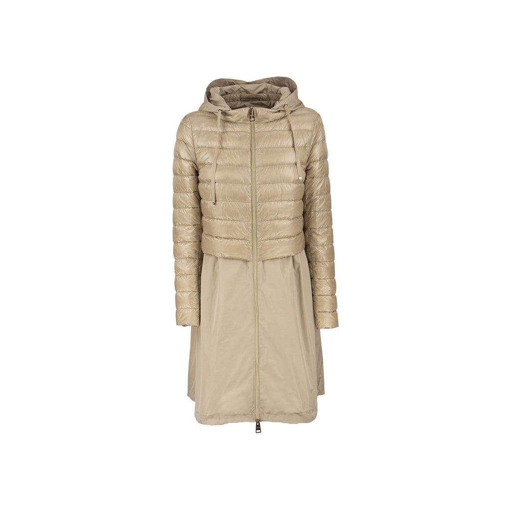 Herno Taffeta hem padded coat