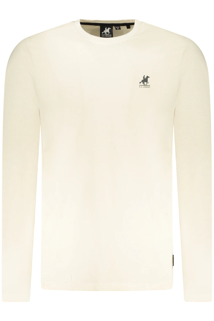 US GRAND MEN&#39;S LONG-SLEEVE T-SHIRT BEIGE