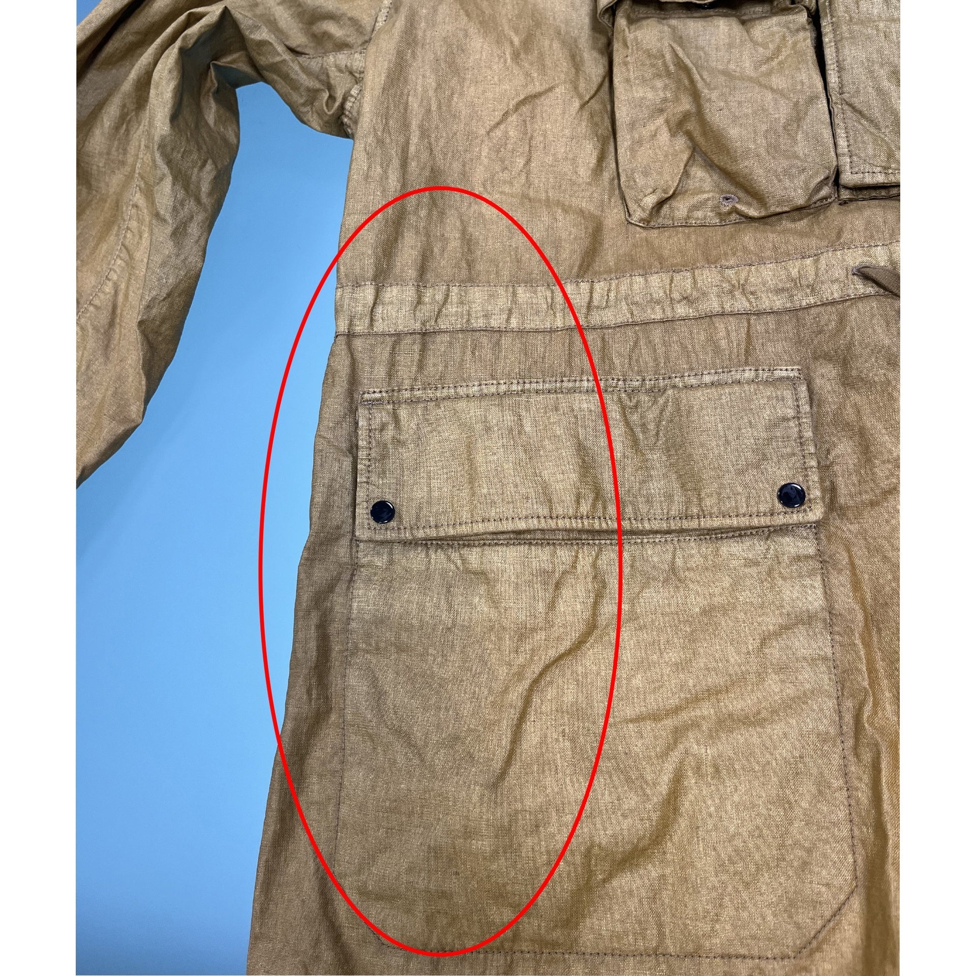 Clarks Originals x C.P. Company Linen Waxed Long Jacket