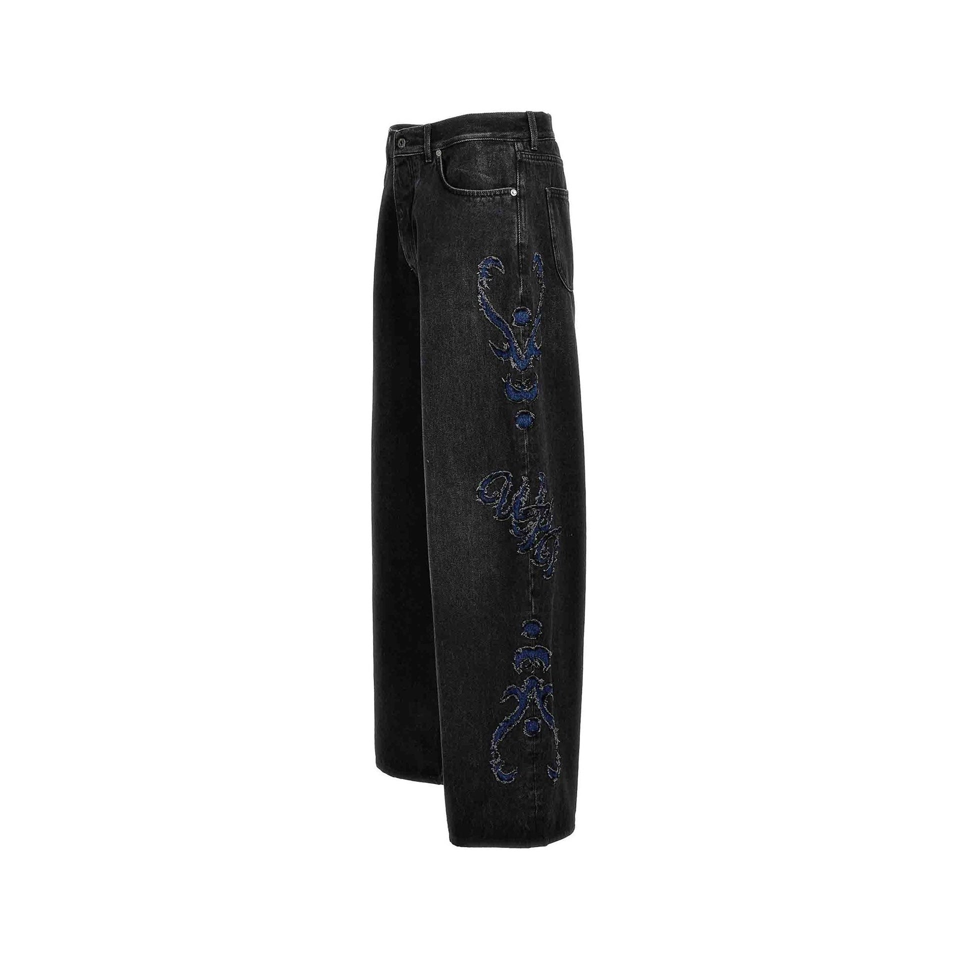 Off-White Denim Flared Jeans – Siebentaschen