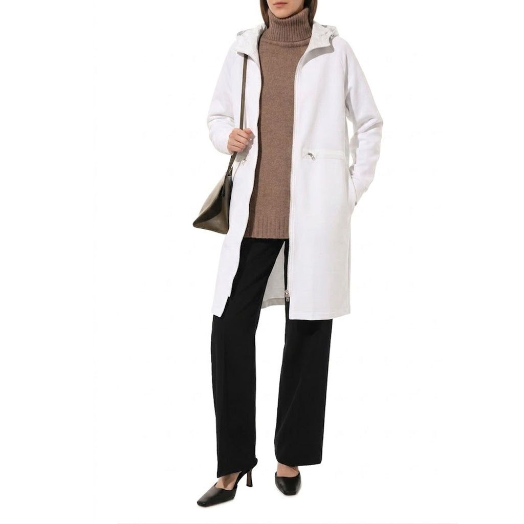 Herno Long Hooded Zip Coat – Siebentaschen