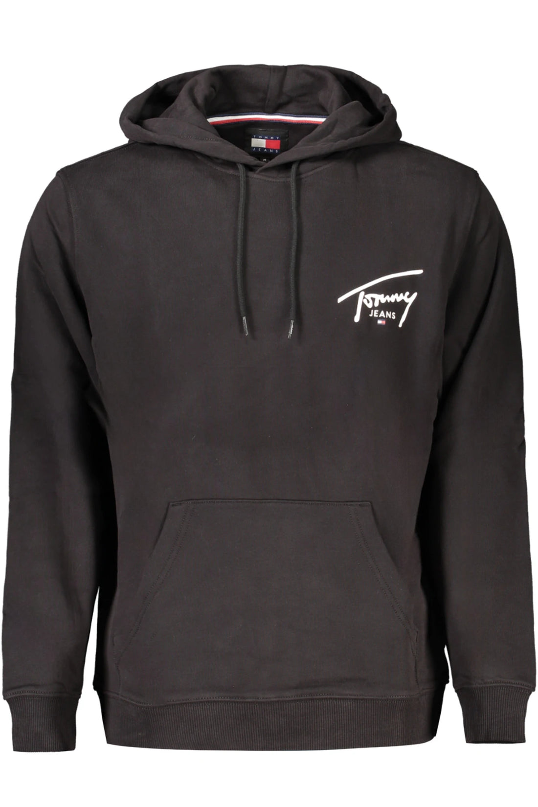 TOMMY HILFIGER MEN&#39;S BLACK ZIP-UP SWEATSHIRT
