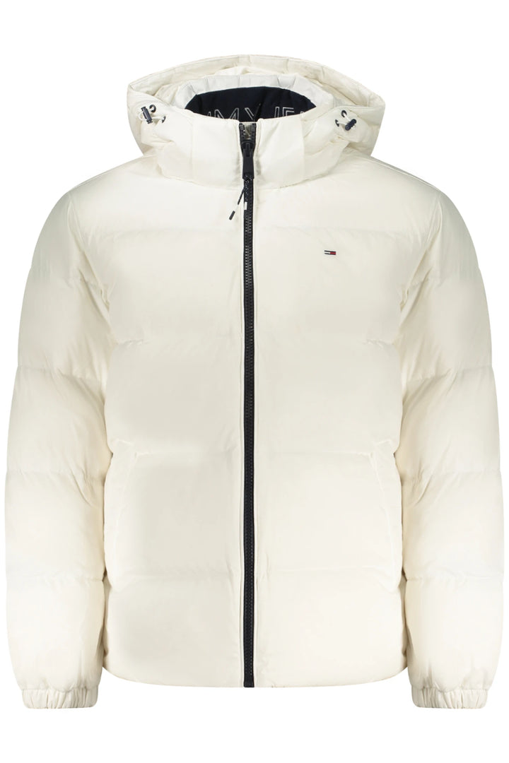 TOMMY HILFIGER MEN&#39;S WHITE JACKET